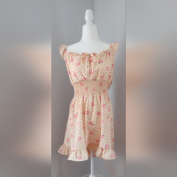 Lily Rose Checkered Summer Dress NWT - Picture 2 of 5